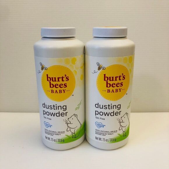 Burt's Bees Baby Dusting Powder, 100% Natural Origin, Talc-Free - Picture 1 of 4